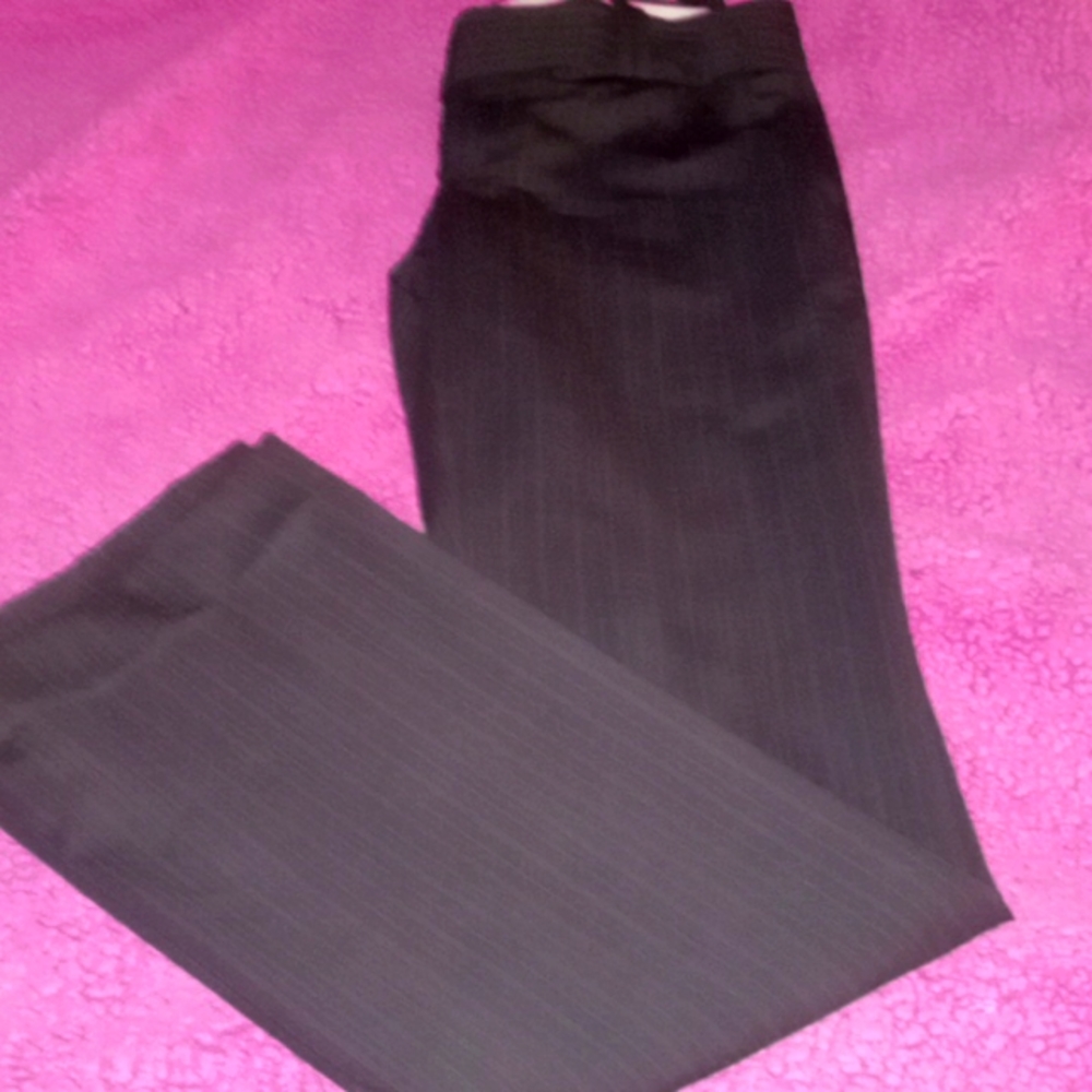 BANANA REPUBLIC Gray and White Stripes, Size 0 Pants